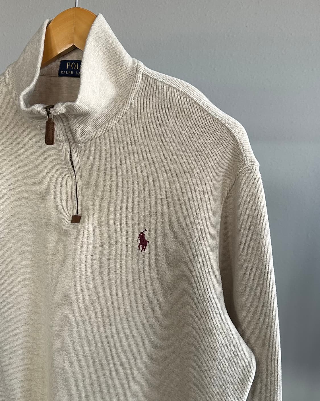 [M]폴로 랄프로렌 하프집업 반집업 코튼 니트 상품이미지2