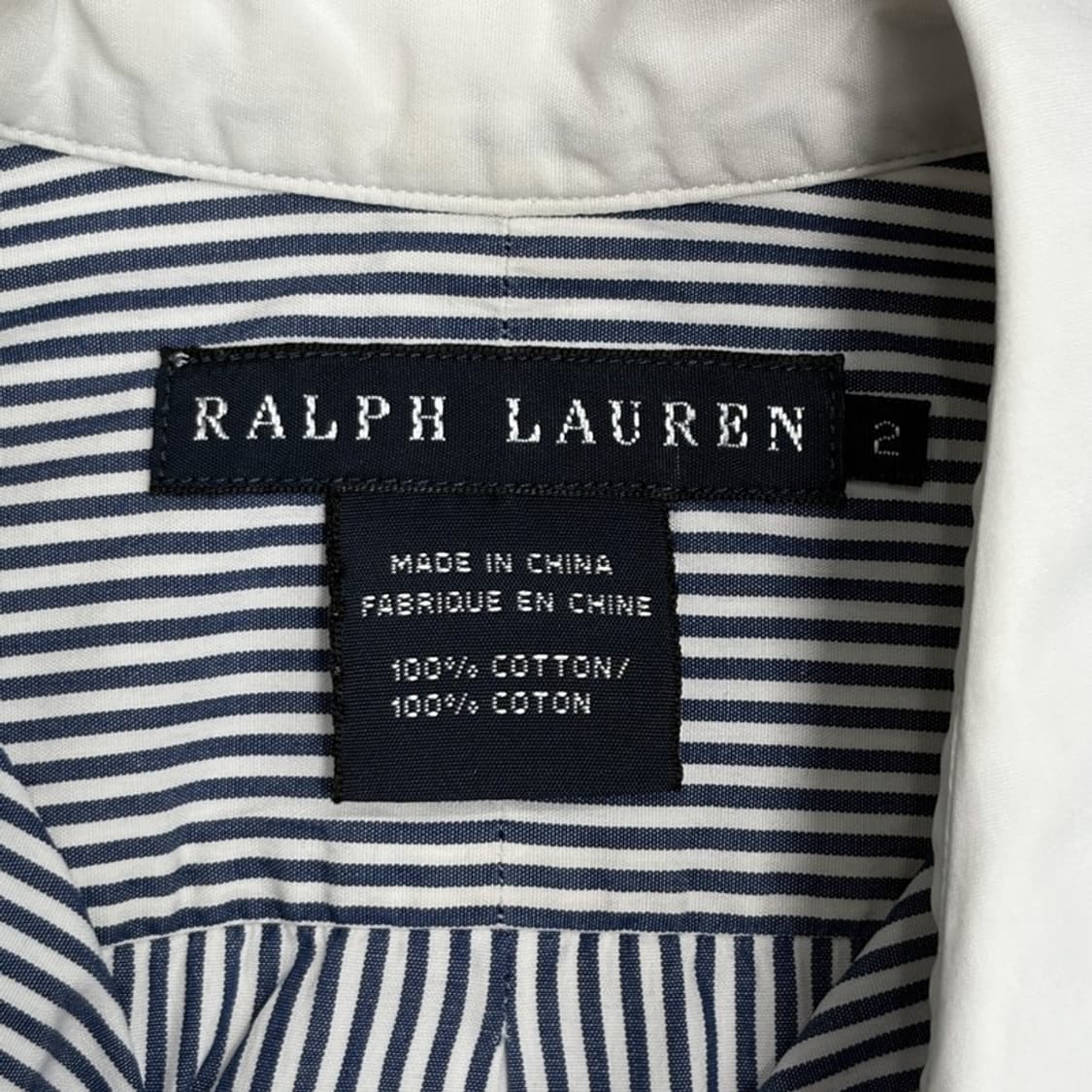 POLO 키즈 블루 스트라이프 셔츠 2 상품이미지5