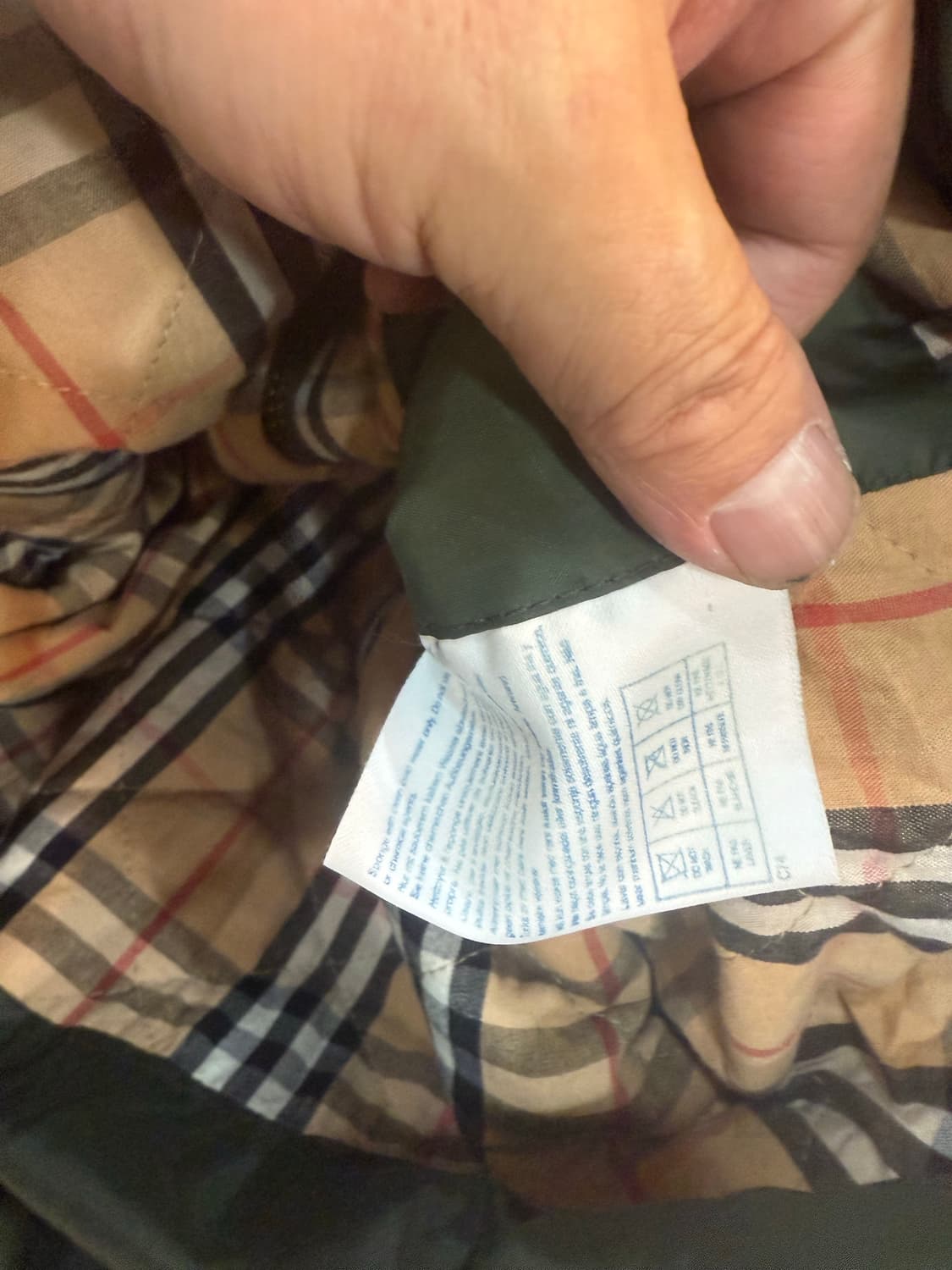 100 정품 버버리 빈티지 후드야상자켓 팝니다 상품이미지6