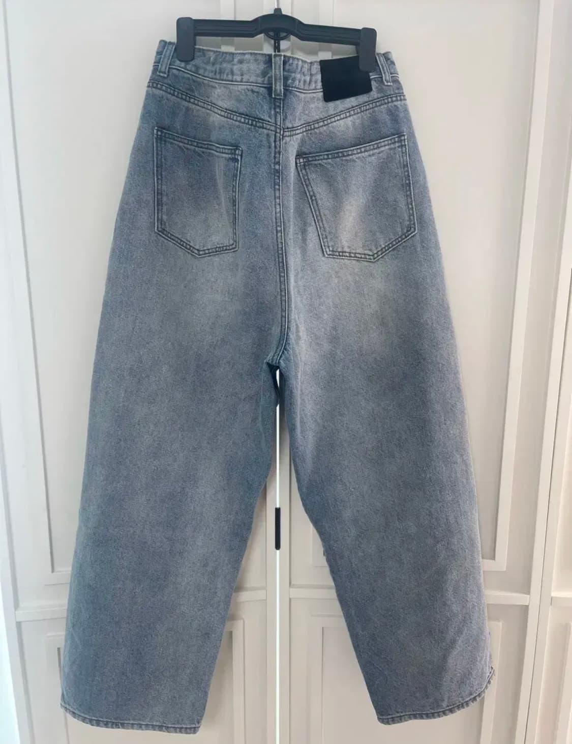 스웨이드 브러쉬 워싱 데님 팬츠 라이트블루 L 상품이미지1