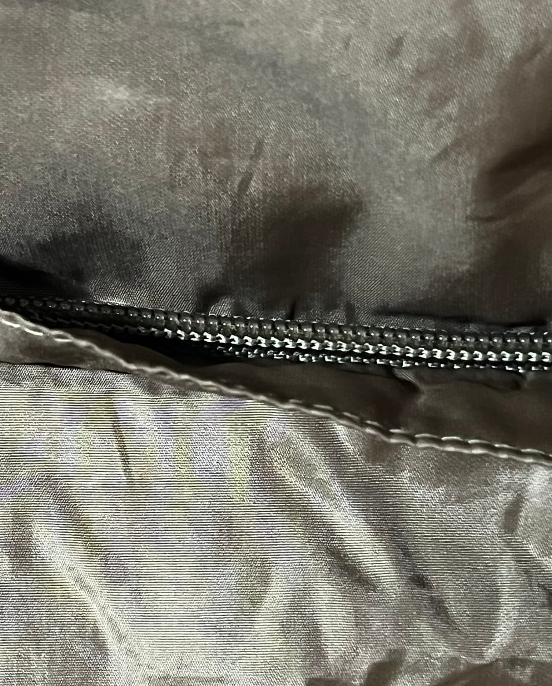 아디다스 올드스쿨 바람막이 L 카키브라운 블랙 배색 상품이미지8