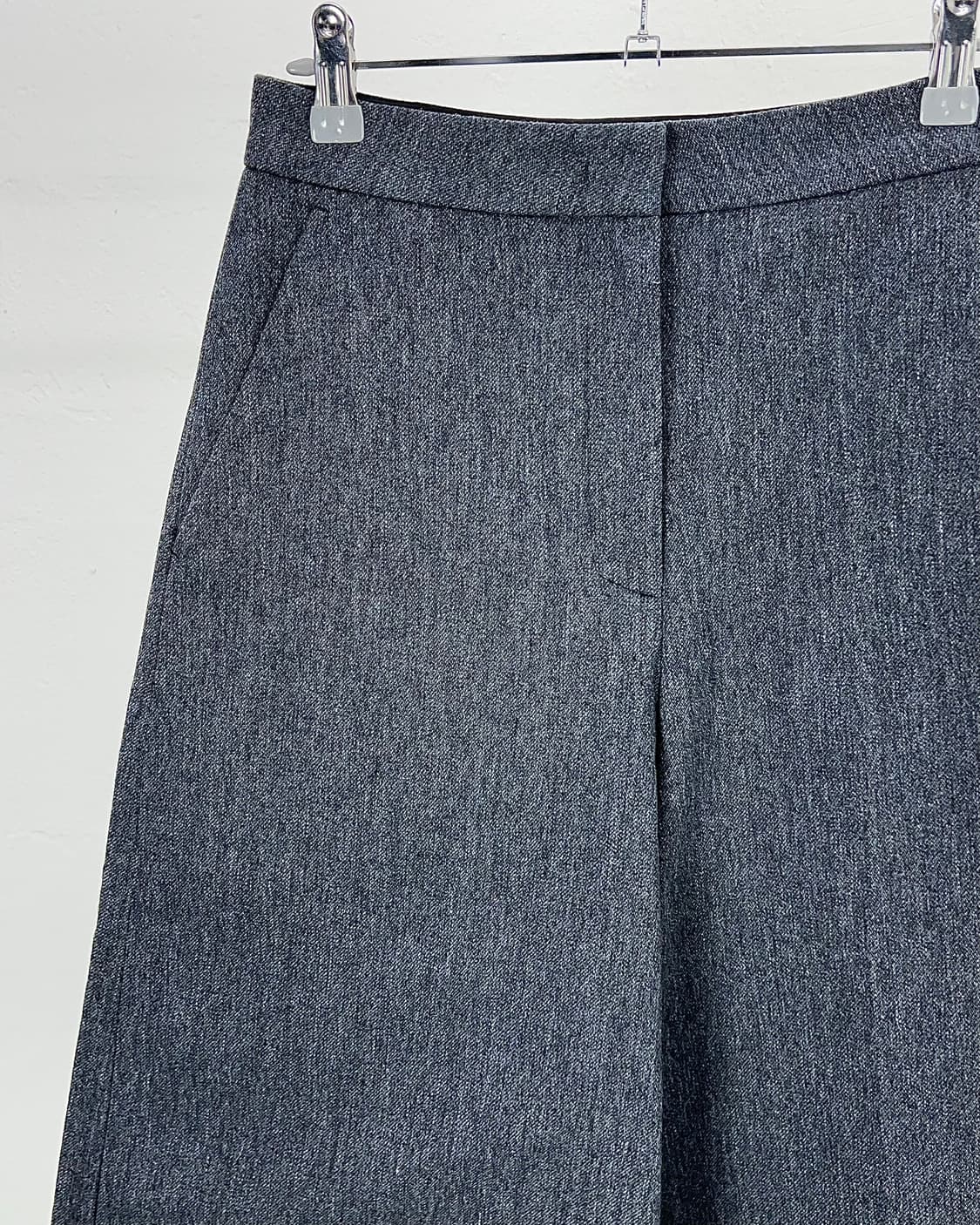 준지 차콜 네프 헤링본 가우초 쇼츠 상품이미지2