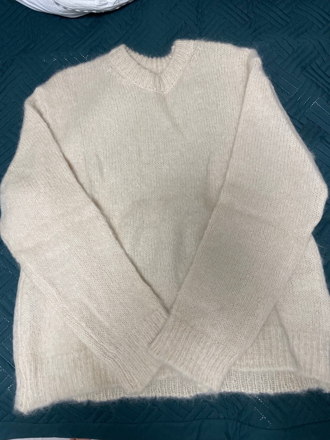 [M] stu 모헤어 크림 니트 상품이미지2