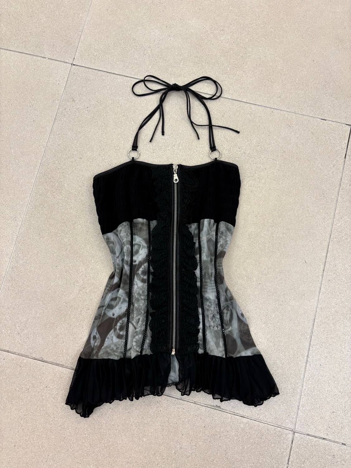 Ozz On 오리엔탈 홀터 탑 세트 상품이미지4