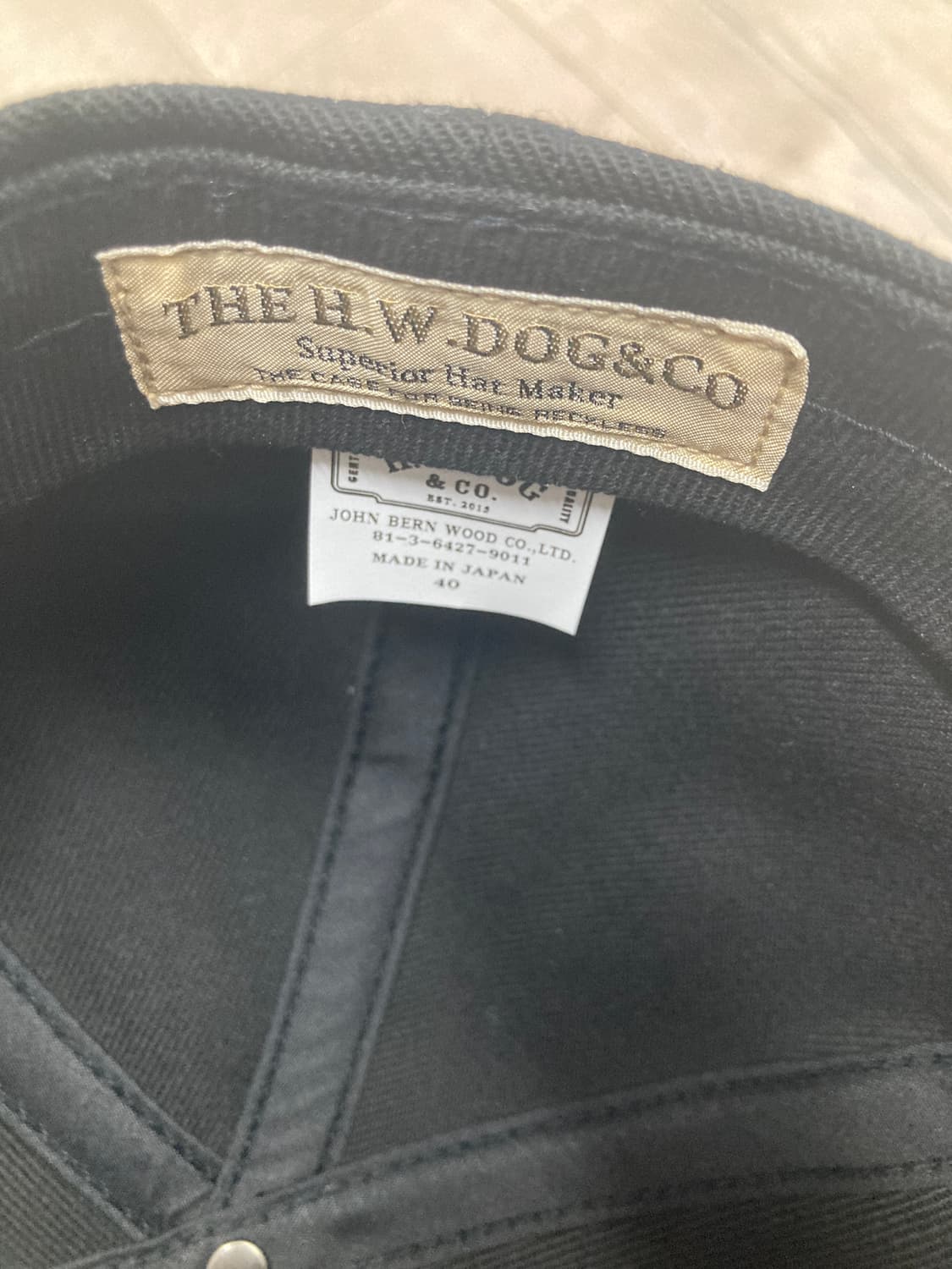 도그앤코 트러커캡 40사이즈 미착 상품이미지2