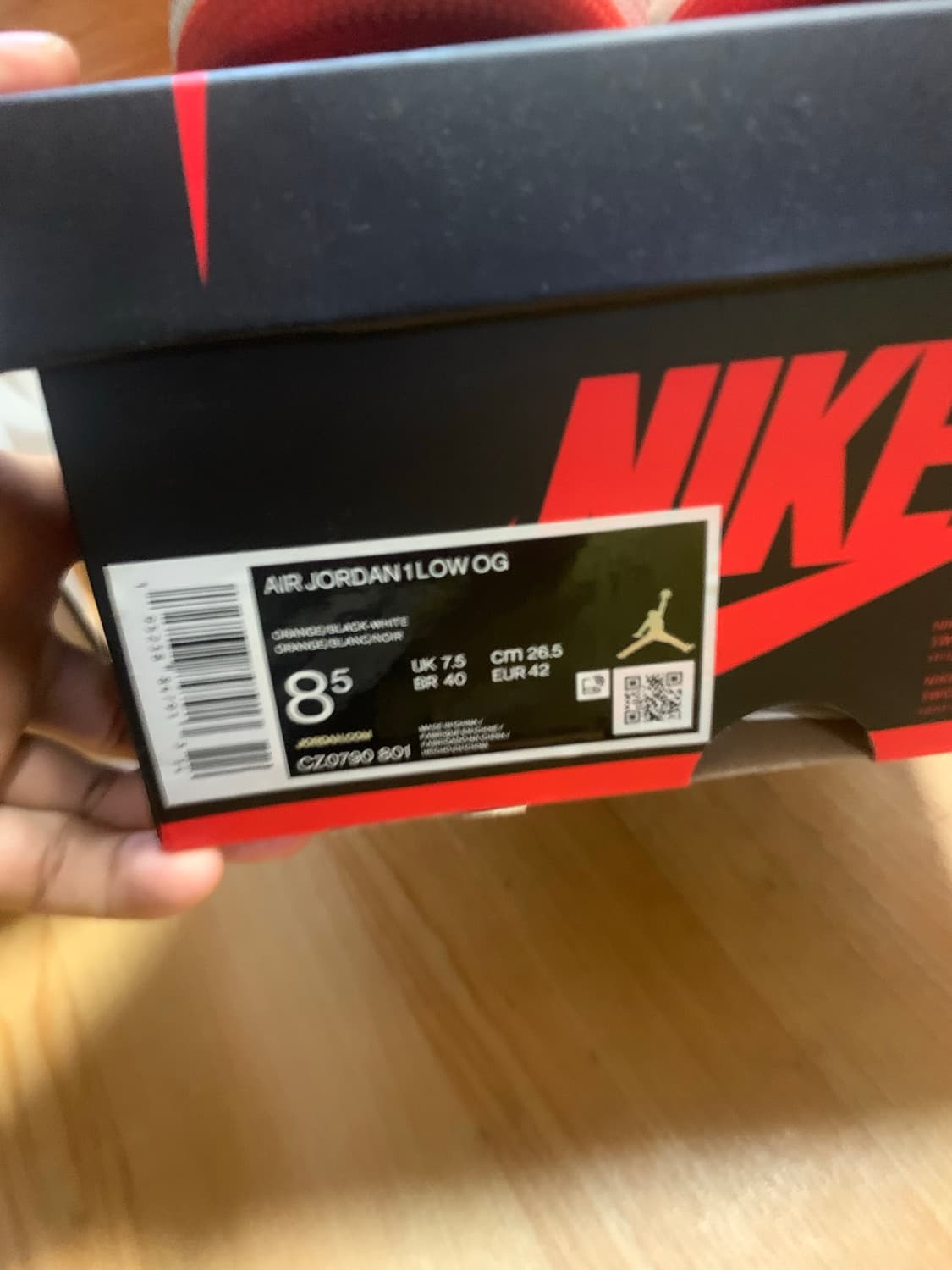 나이키 조던 1 og 스타피쉬 오렌지 상품이미지5