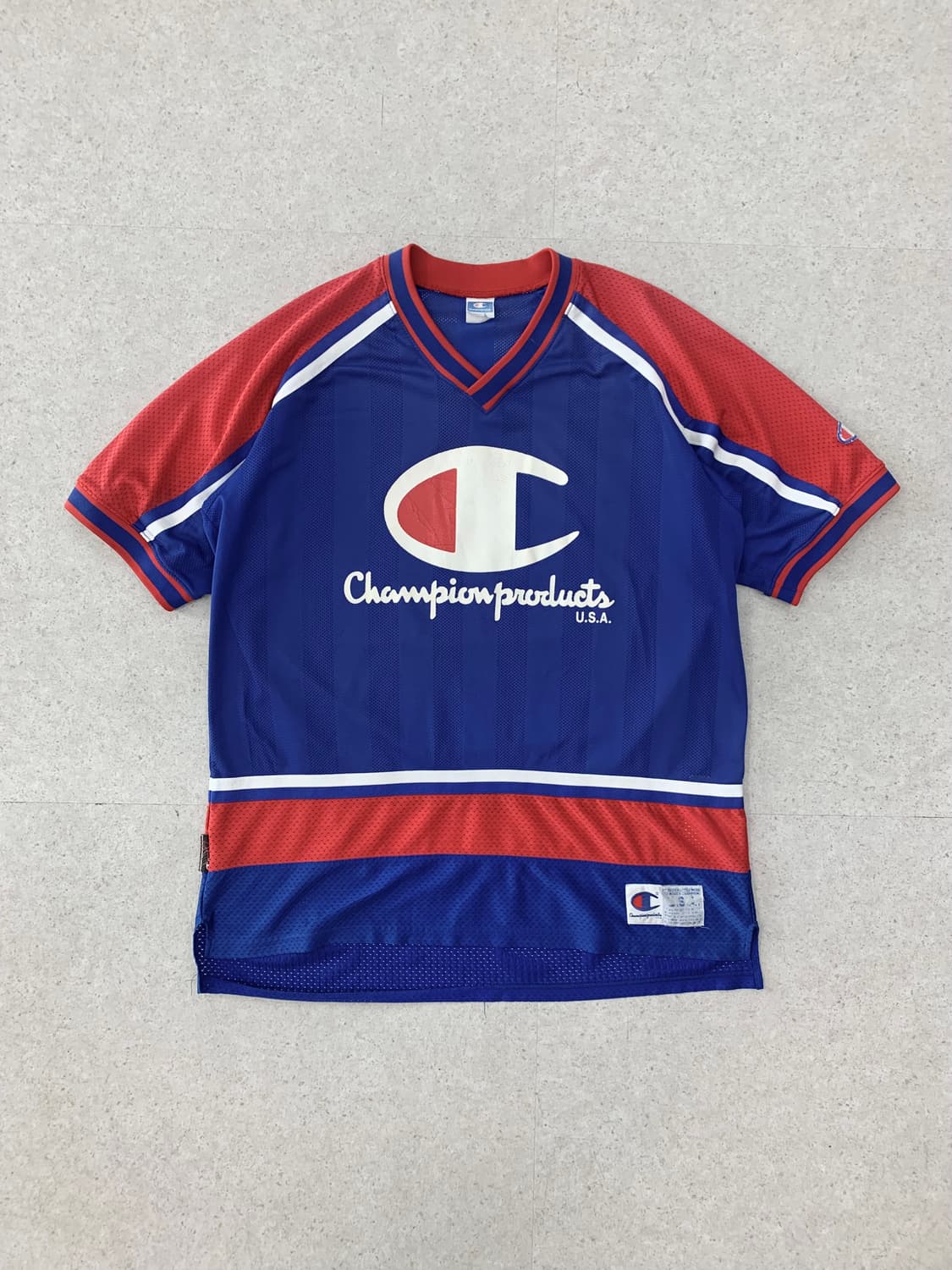 Champion 90s 올드 챔피온 매쉬 반팔 티셔츠 상품이미지1