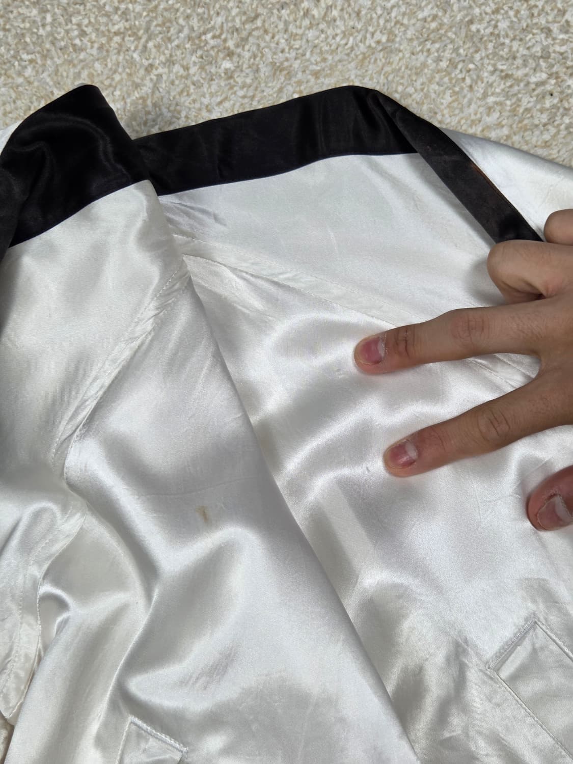 [꼼데가르송 꼼데가르송] 라인 스카잔 봄버 자켓 | 00271 상품이미지8