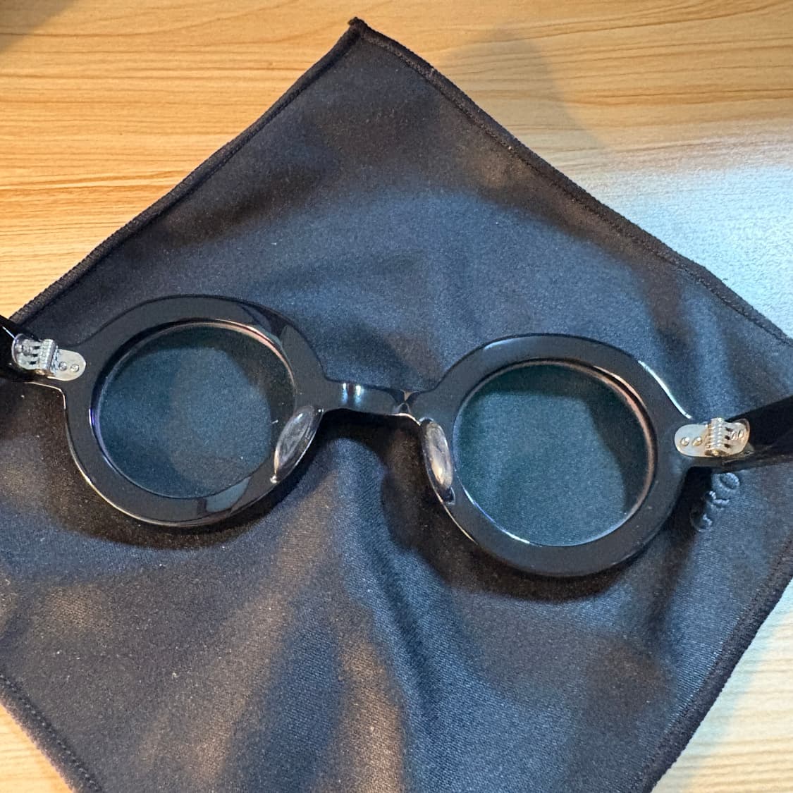 이펙터 릭 안경 블랙 원형 뿔테 상품이미지4