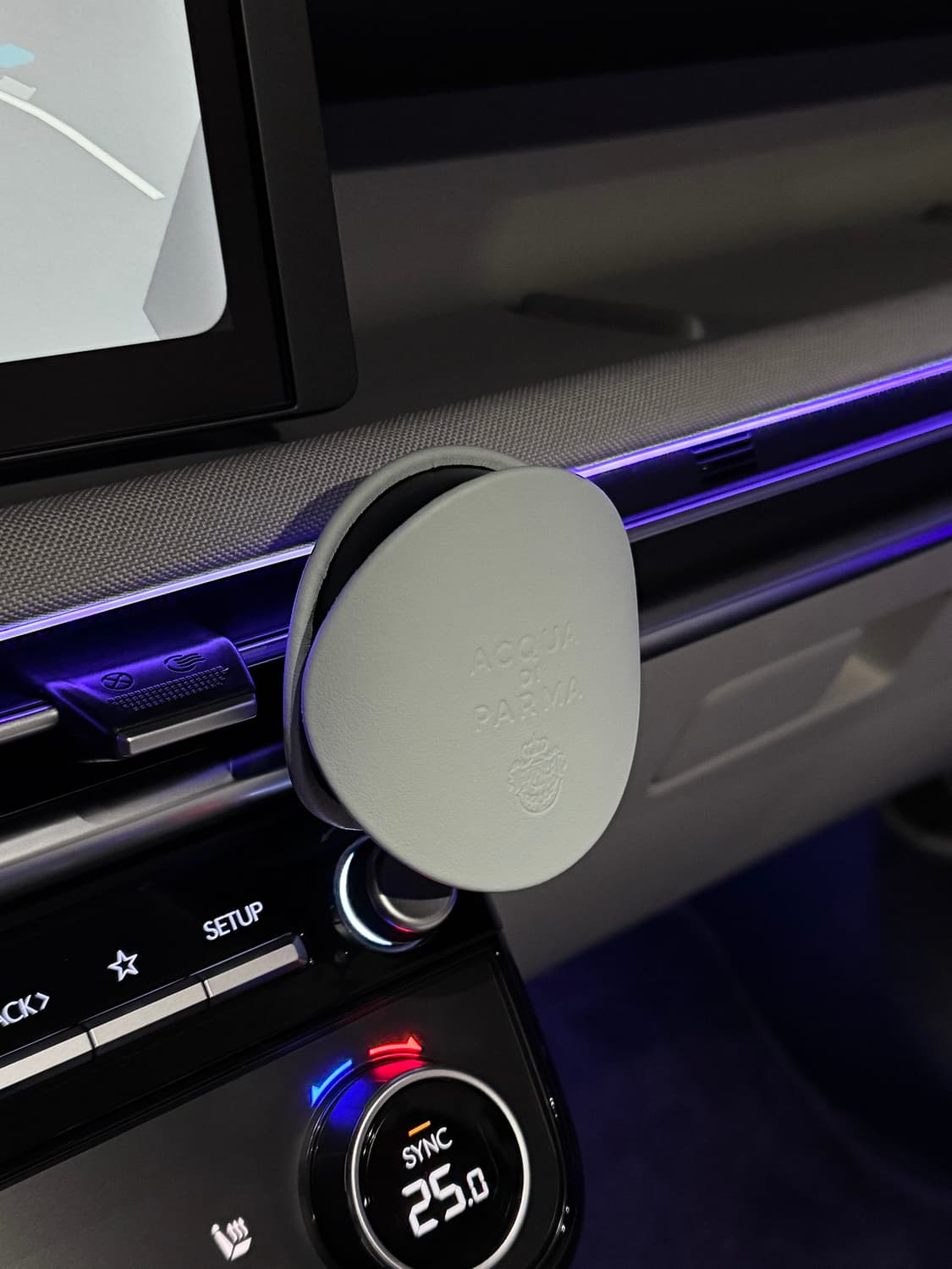 아쿠아 디 파르마 차량용 디퓨저 레더 케이스 클라우디 블루 상품이미지2