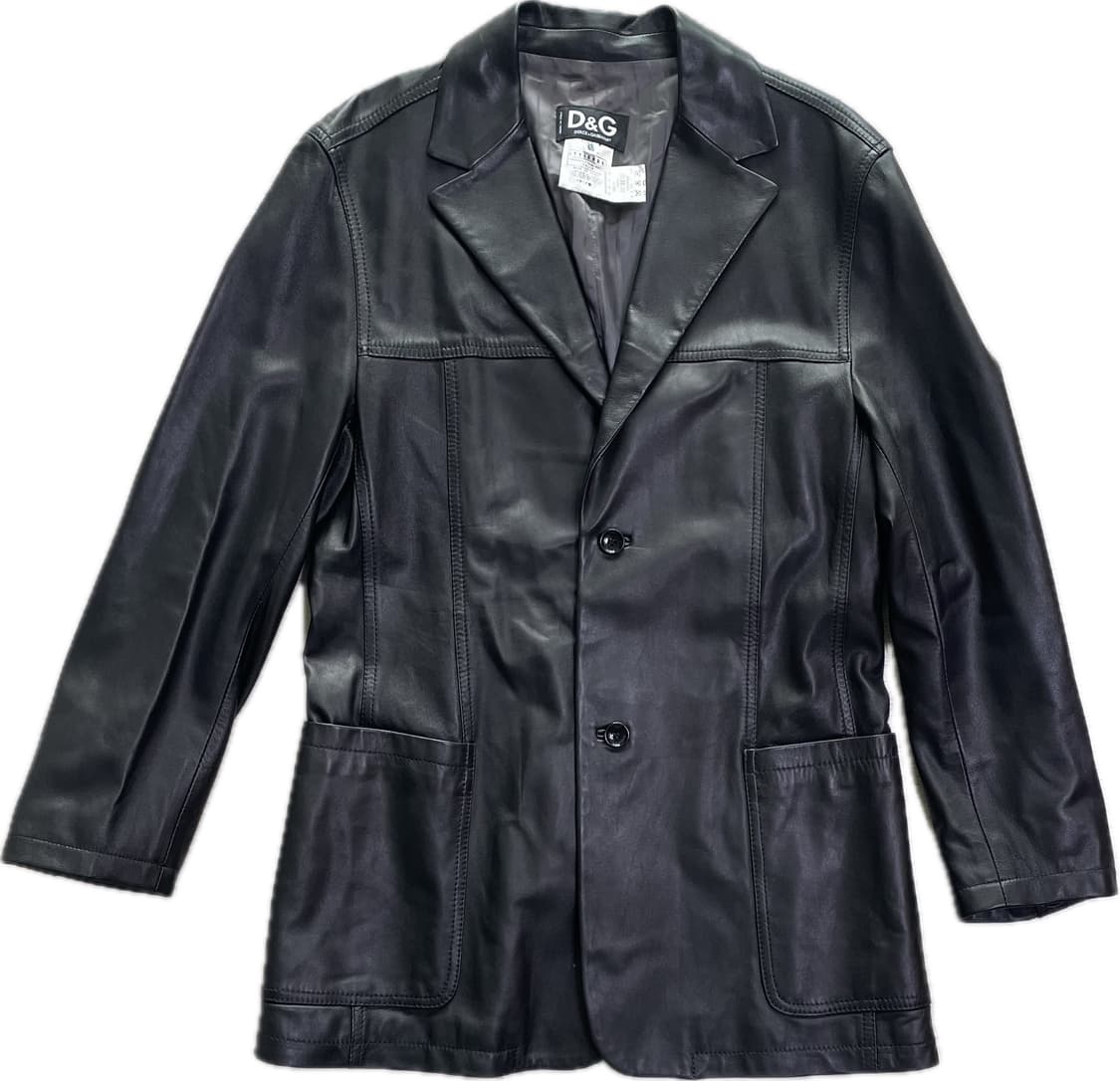새상품컨디션) 00's 돌체앤가바나 가죽 블레이저 36size 상품이미지1