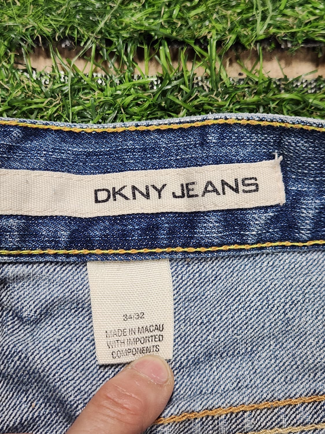 DKNY JEANS 연청 와이드 데님 32 / 빈티지 스트릿핏🔥 상품이미지2