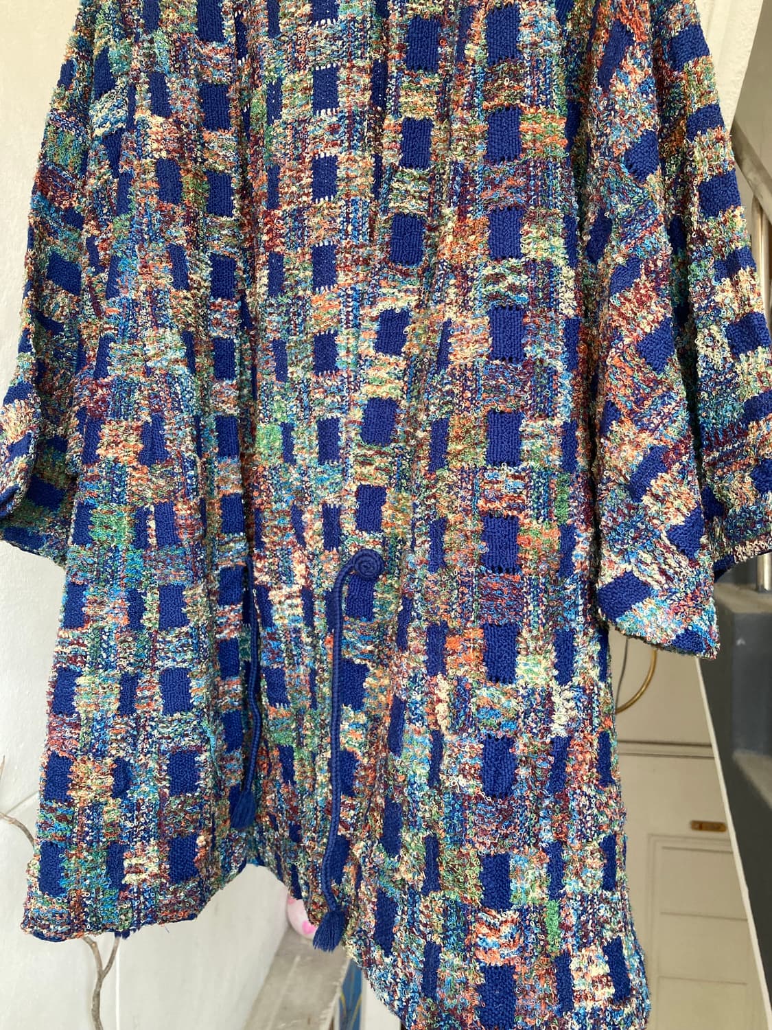 일본 감성 울 직조 가운 상품이미지3