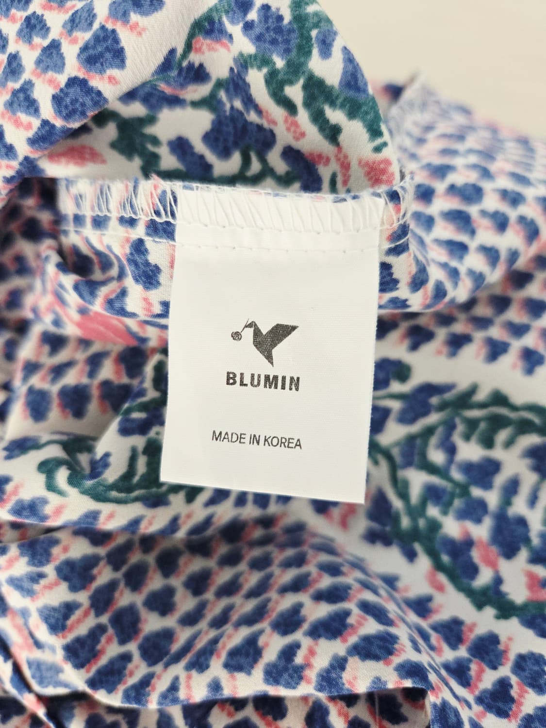 BLUMIN 블루민 패턴 롱슬리브 점프수트 상품이미지9