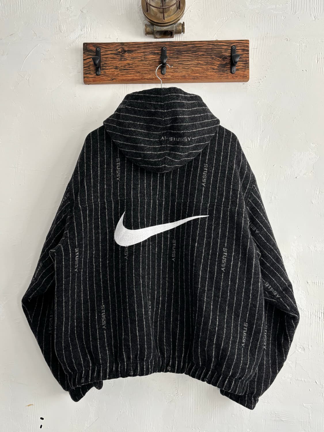 Nike x Stussy 나이키 x 스투시 NRG 스트라이프 울 후드자켓 상품이미지5