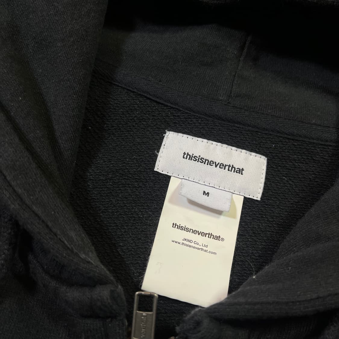 디스이즈네버댓 빅로고 후드집업 상품이미지5