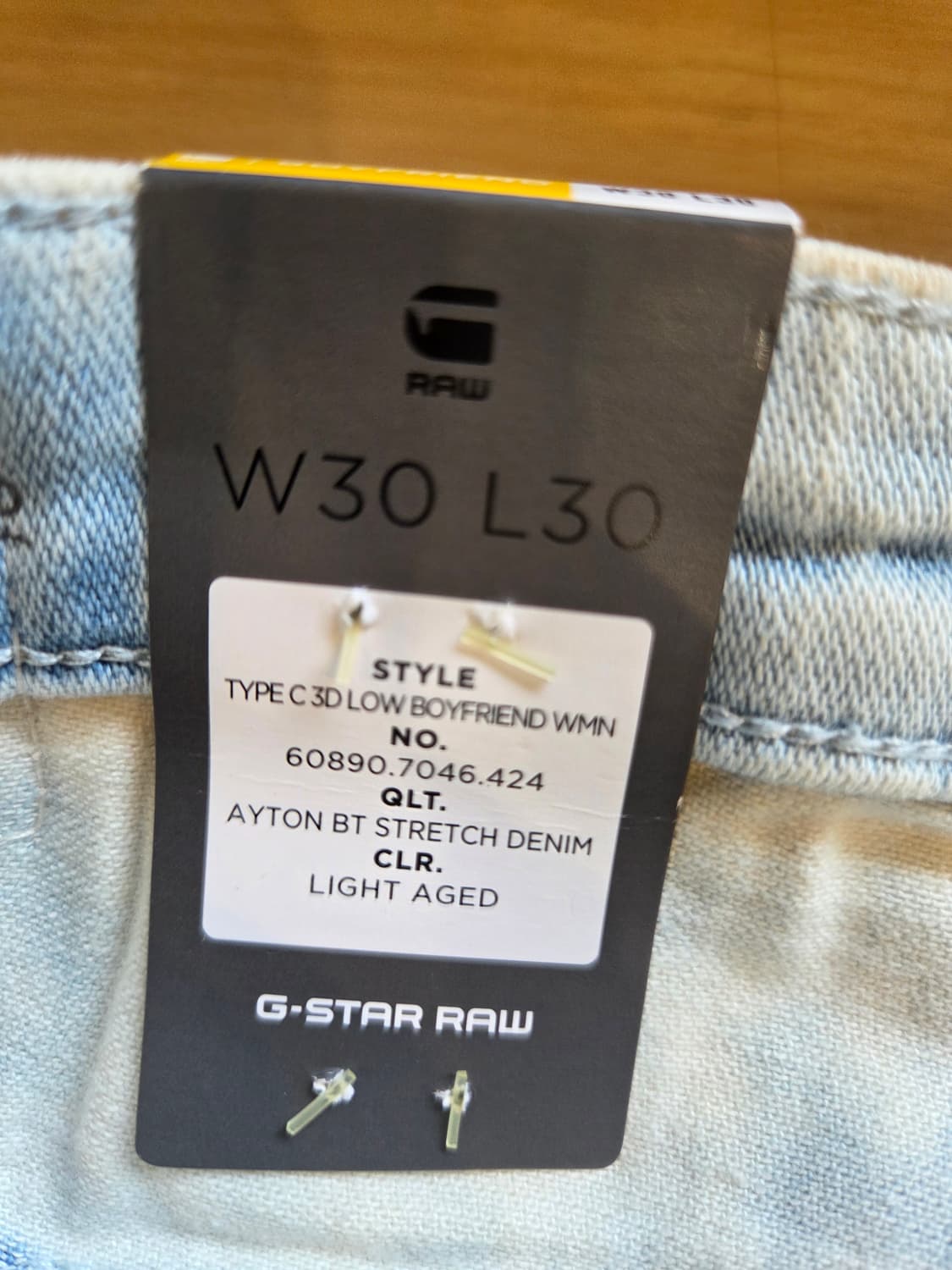 G-Star Raw 워싱 데님 TYPE C 3D LOW (W30/L30) 상품이미지6