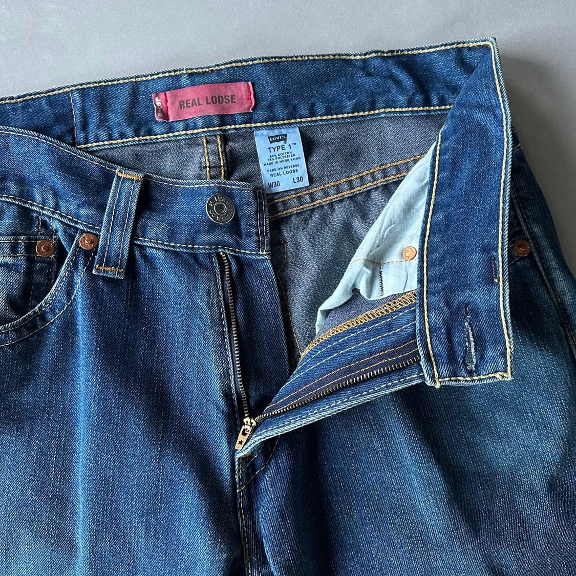 [30-32인치]리바이스 Levi's 타입원 리얼 루즈 데님 팬츠 상품이미지7