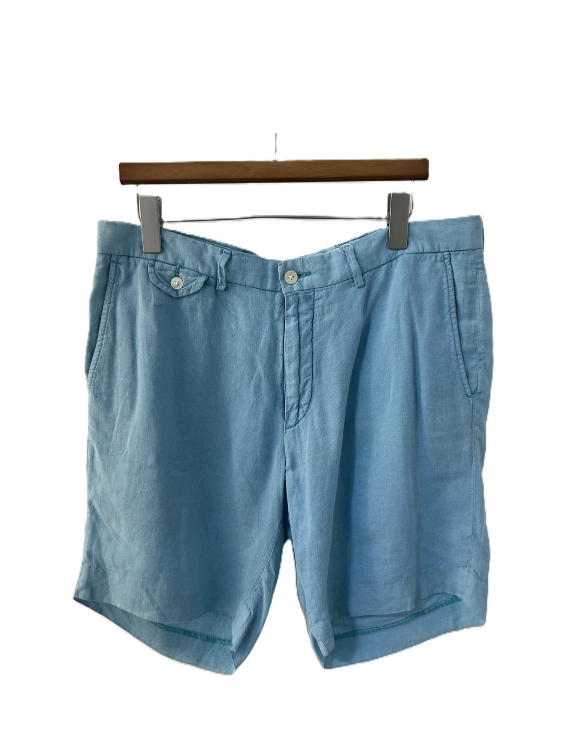 폴로 랄프 로렌 스트레이트 핏 린넨 혼방 쇼츠 상품이미지1