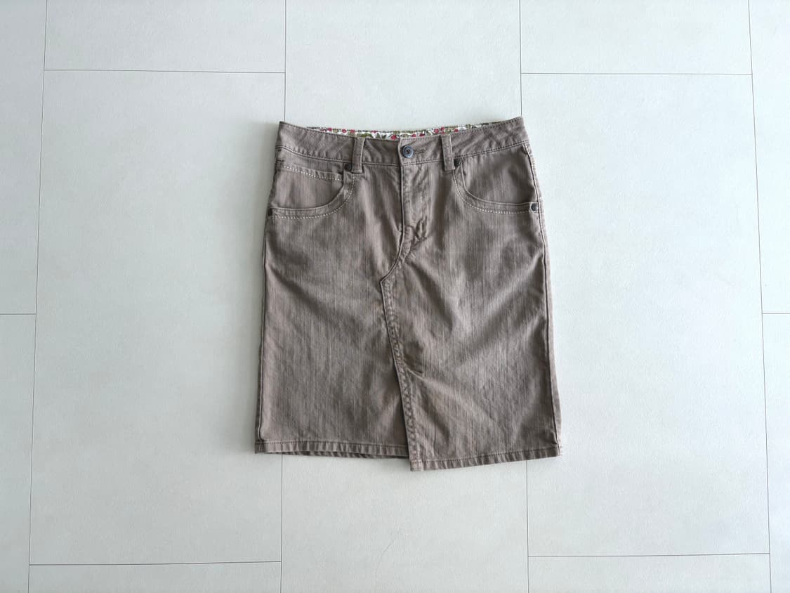 vintage wash pencil skirt 상품이미지2