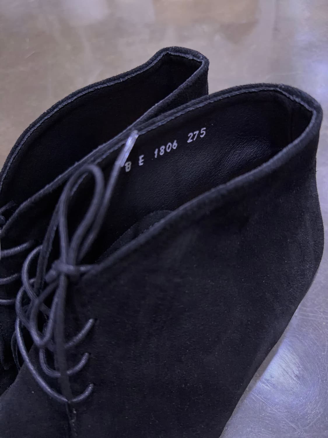 파르티콜로 스웨이드 데저트 처카부츠 블랙 275 상품이미지5