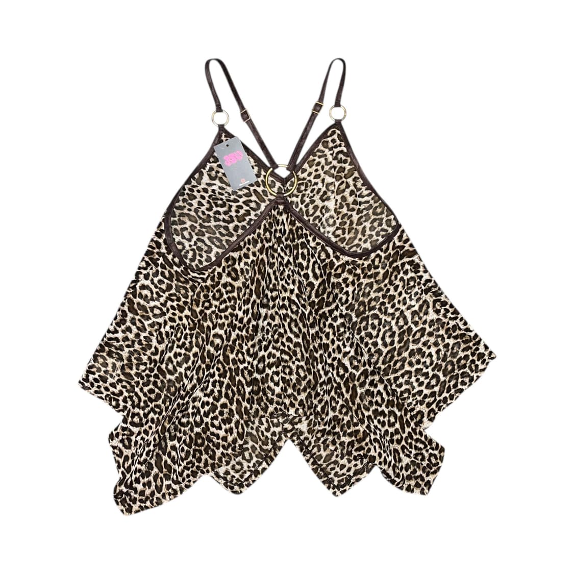 d.i.a 다이아 호피 슬립 나시 갸루y2k펑크 상품이미지5