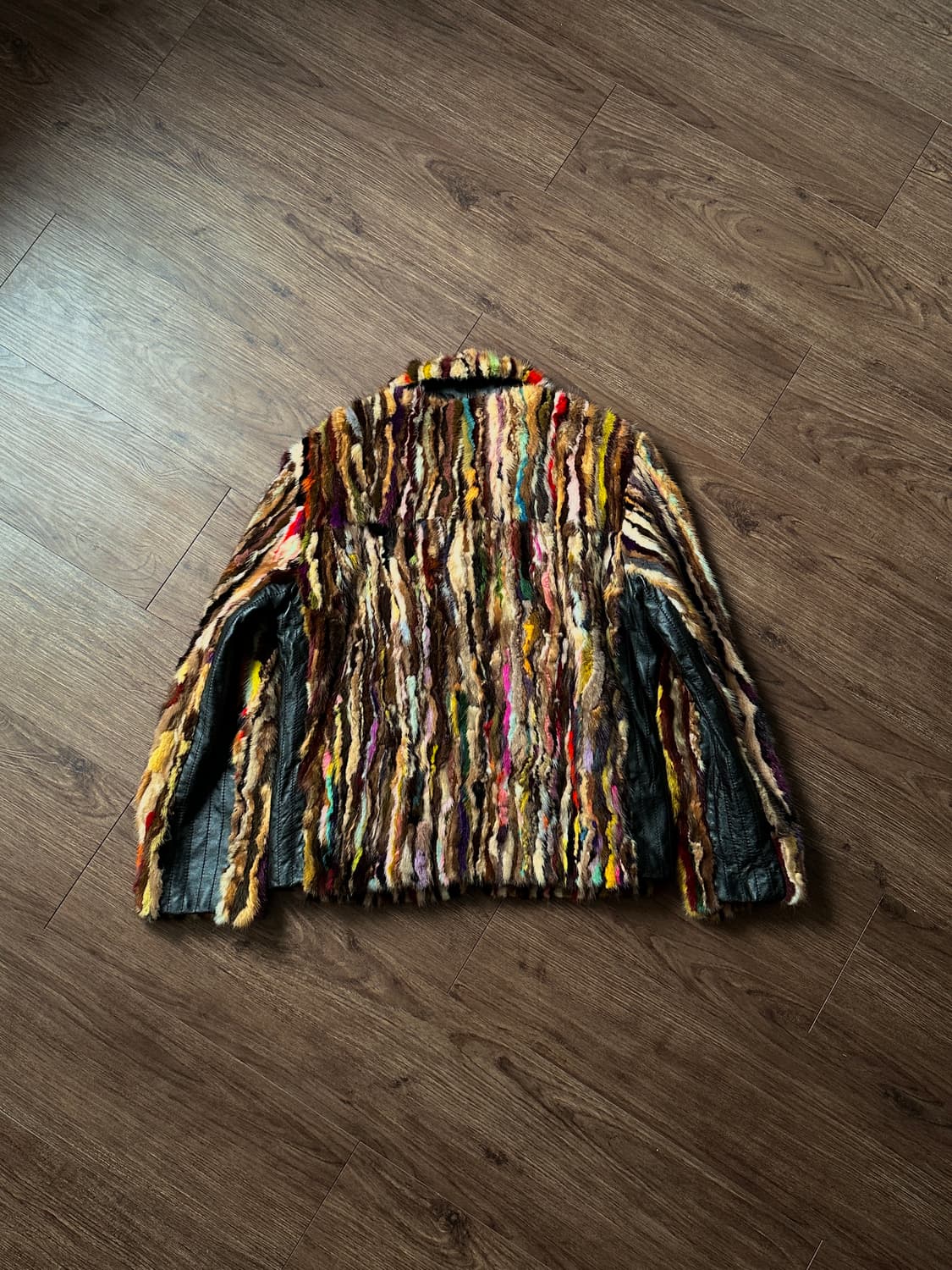 밍크 멀티컬러 럭셔리 자켓 상품이미지8