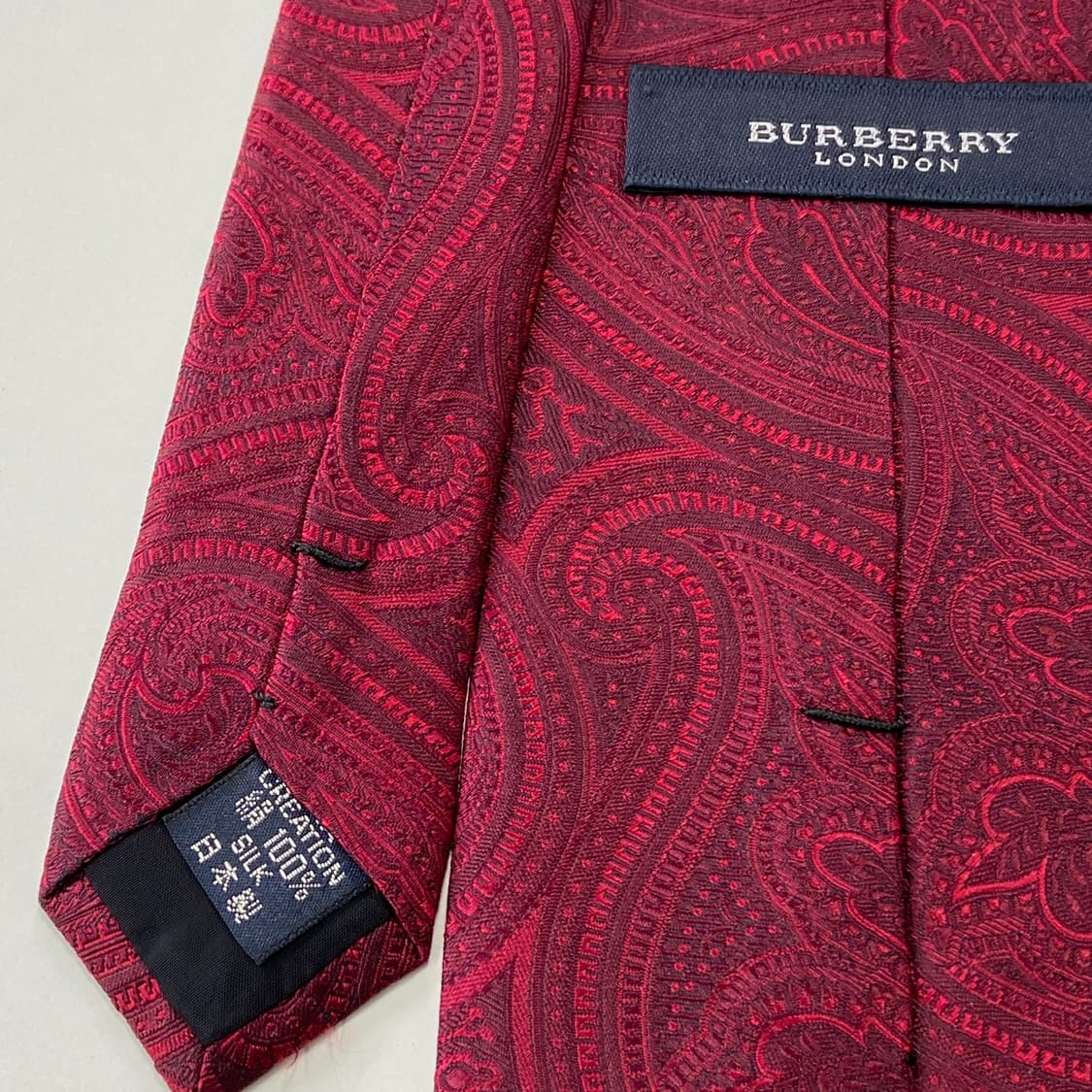 버버리 명품 정품 페이즐리 넥타이 (Burberry) 상품이미지5