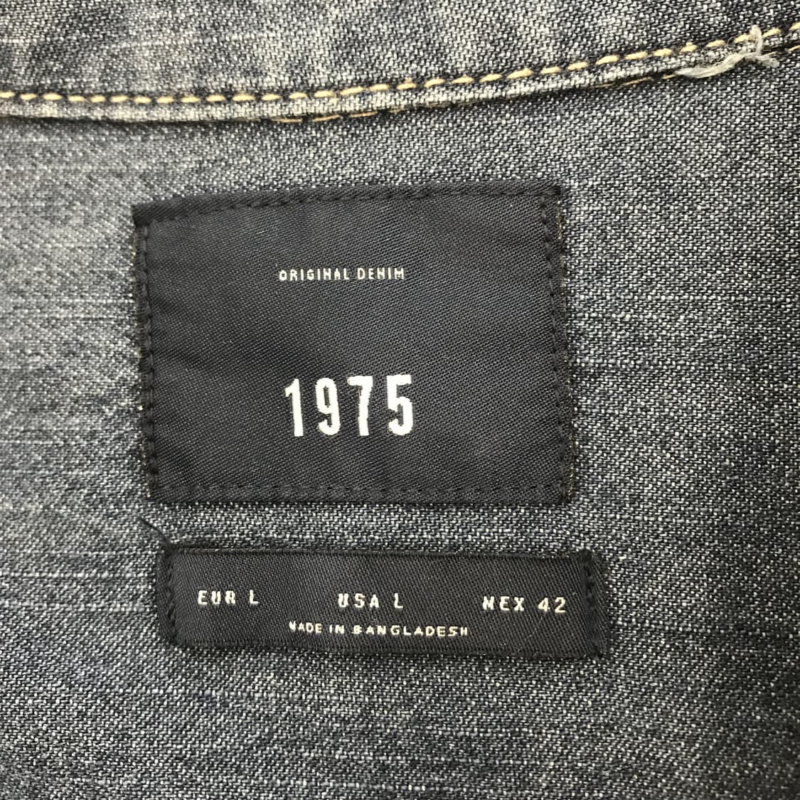 자라 웨스턴 데님셔츠 스냅단추 [L] 상품이미지5