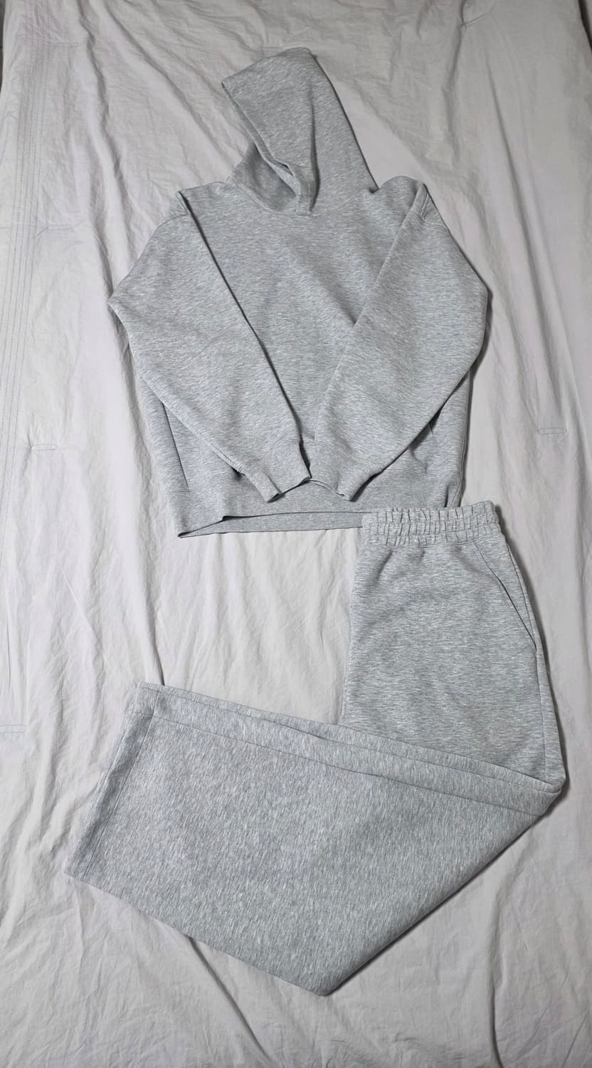 유니클로:C 스웻후드 셋업 그레이 M 상품이미지1