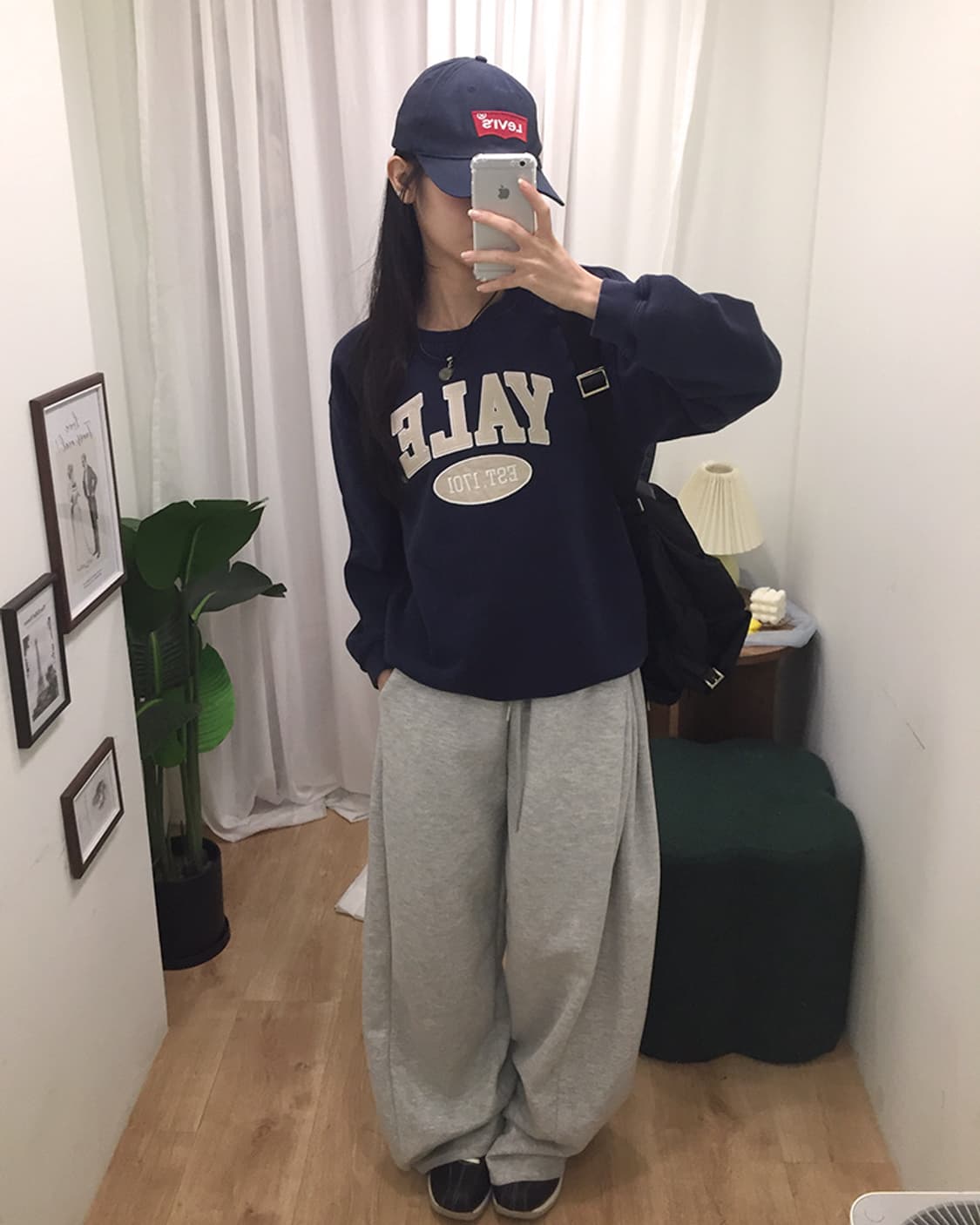 여성 예일 맨투맨 100 상품이미지1