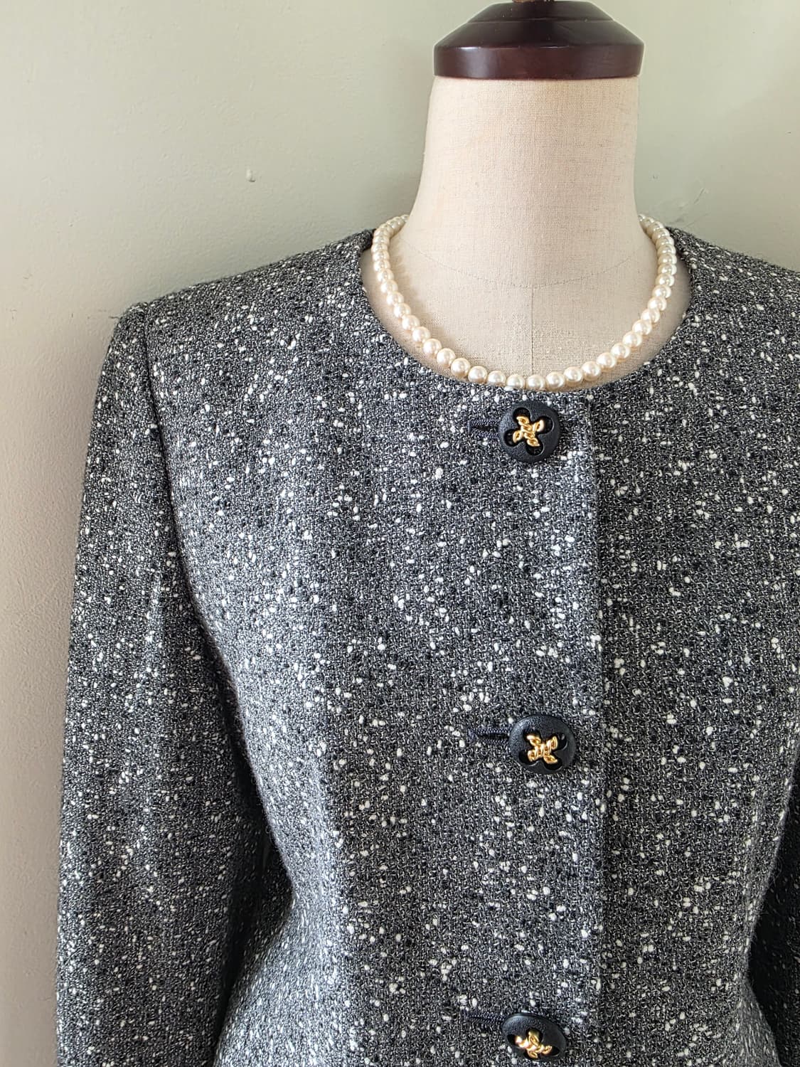 보카시 부클 트위드 자켓  상품이미지3