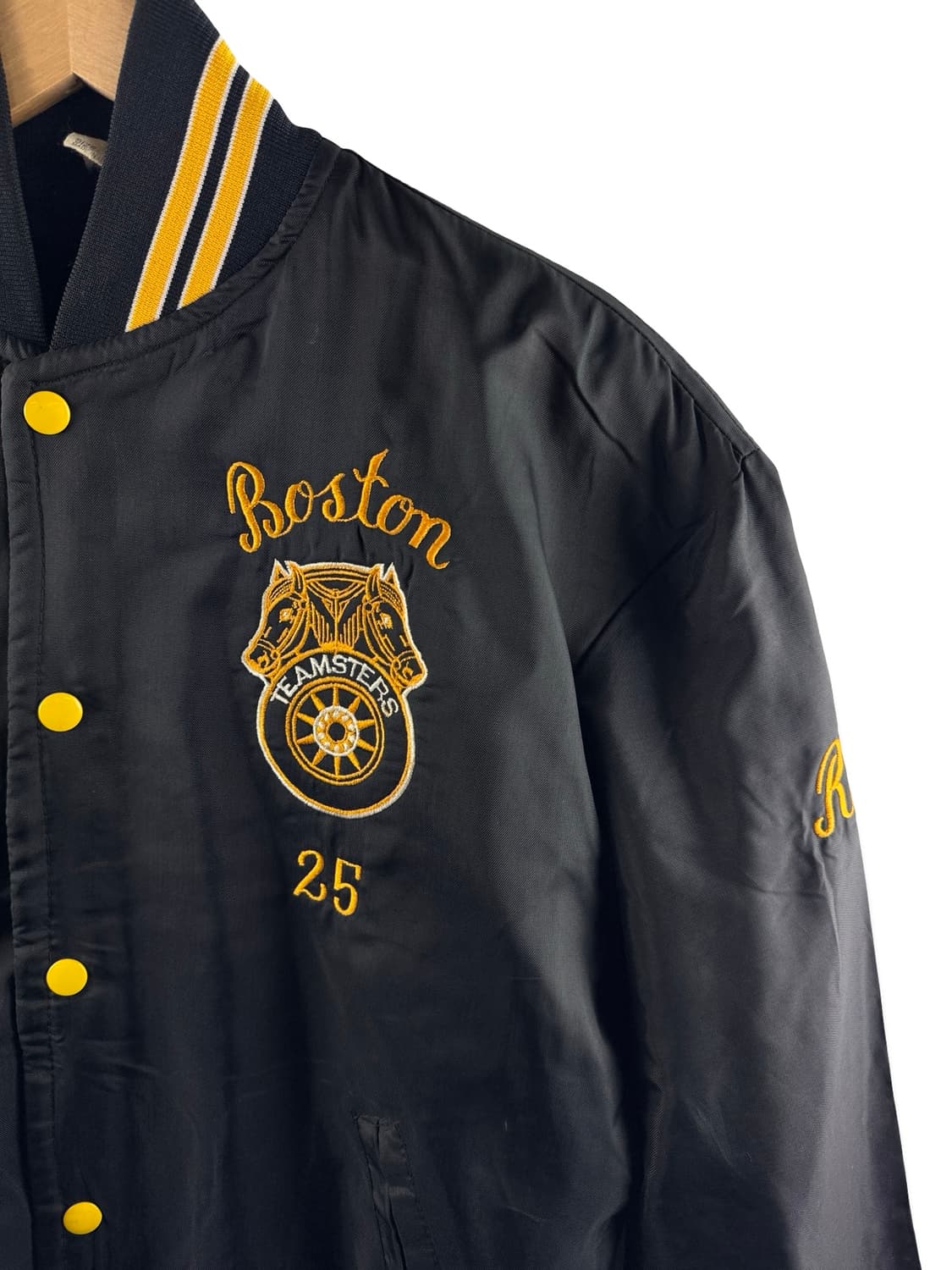 90S 미국제조 빈티지 새틴 바시티 자켓2319 상품이미지3