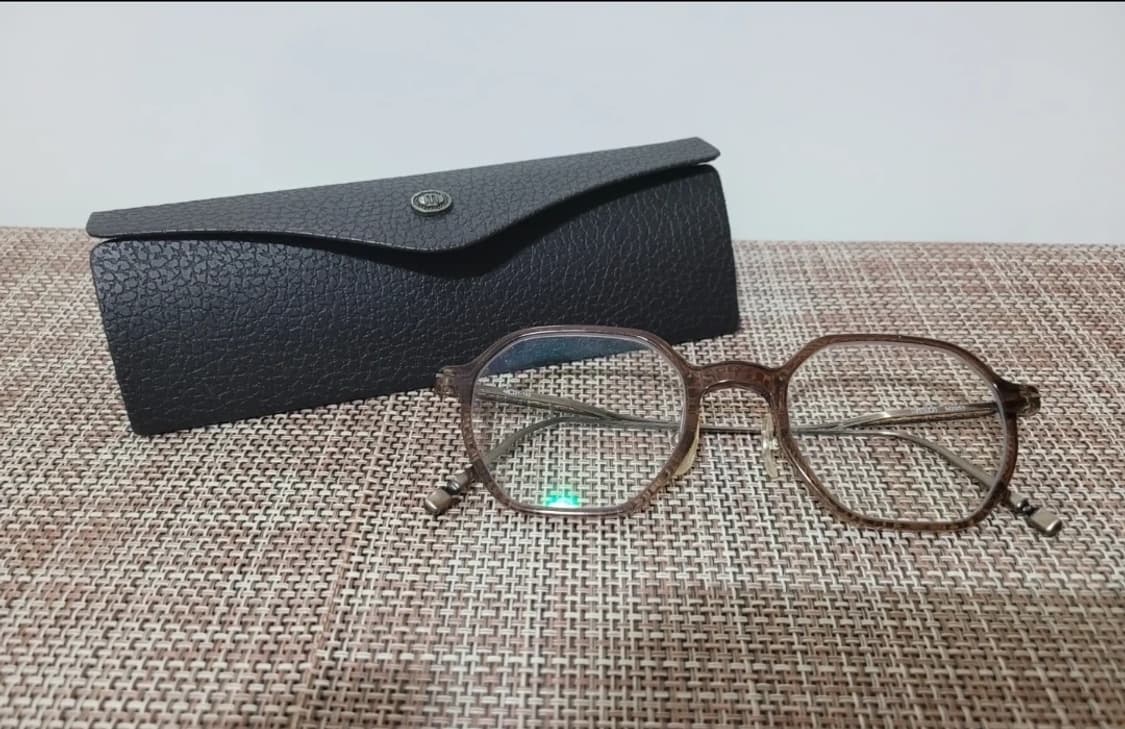 MATSUDA 마츠다 티타늄 크리스탈 안경 브라운골드 컬러 M1024 상품이미지2