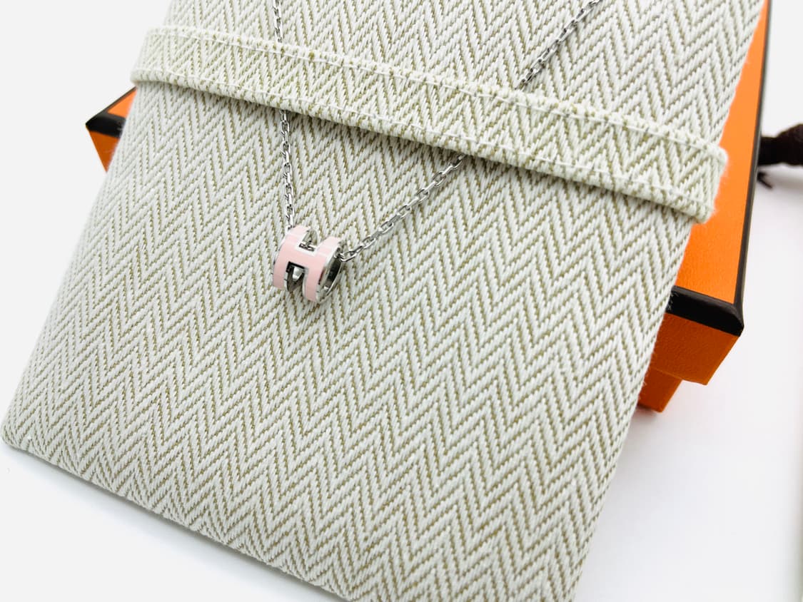 에르메스 미니 팝아슈 펜던트 팔라듐 & 로즈 드라제 H147992FP85 상품이미지3