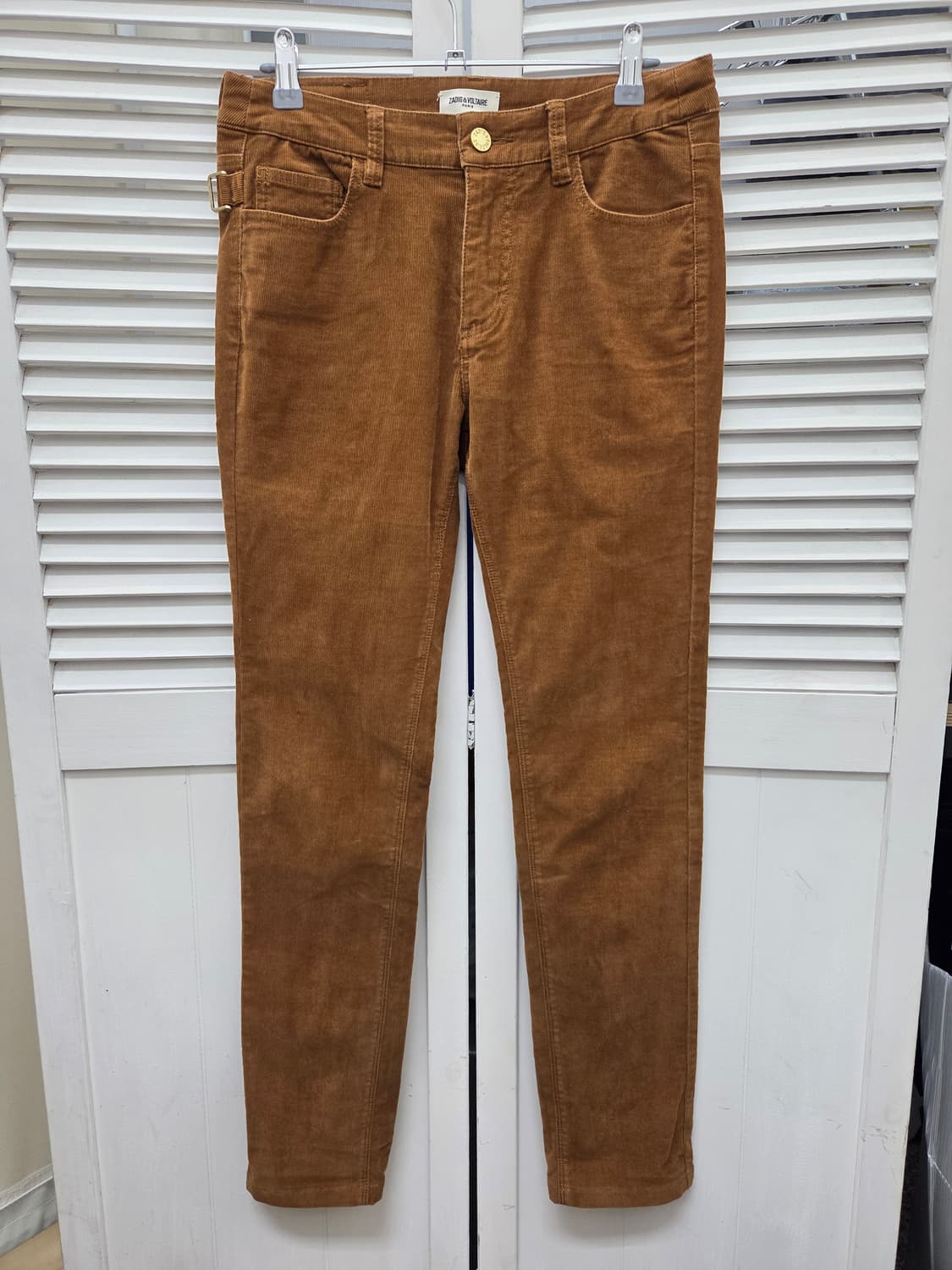 자딕앤볼테르 코듀로이 브라운 팬츠 상품이미지1