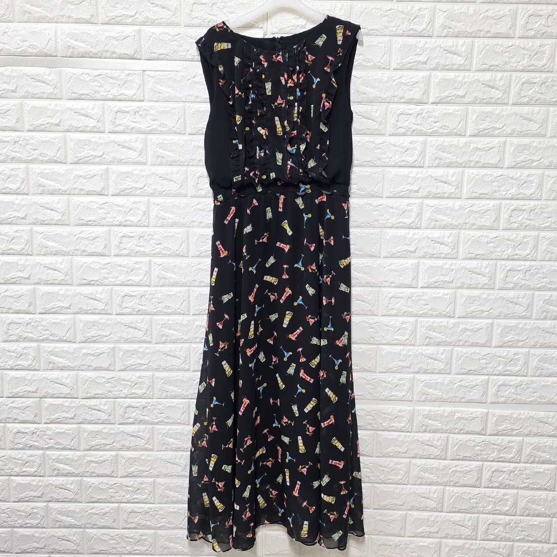 택포) M 케네스레이디 블랙 칵테일 롱 원피스 66 상품이미지1