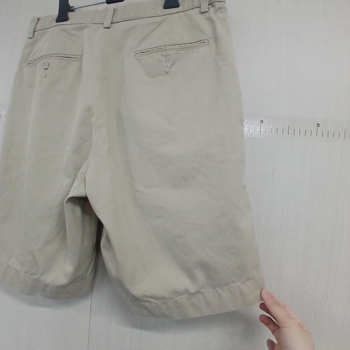 베이지 면 반바지 상품이미지5