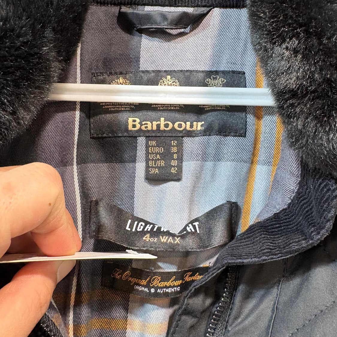 [38] Barbour 바버 퀼팅 왁스 자켓 상품이미지8