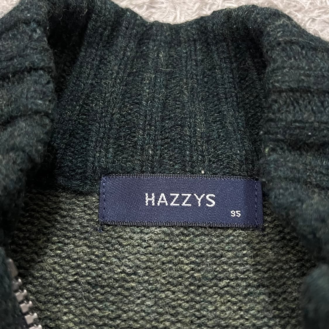 [90-95] 헤지스 니트집업 상품이미지3