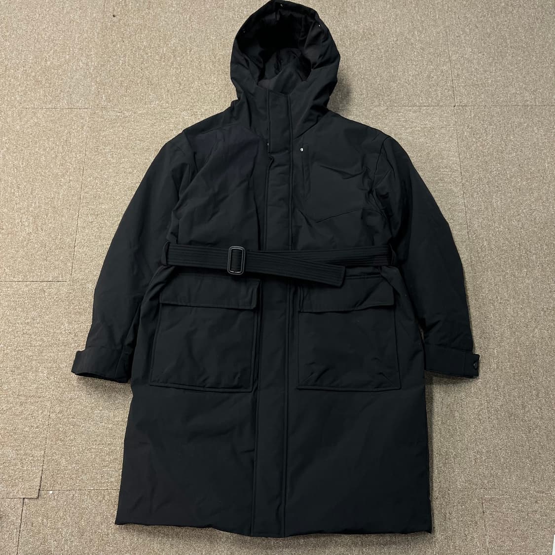 메종미네드 구스다운 벨티드 롱패딩 상품이미지2