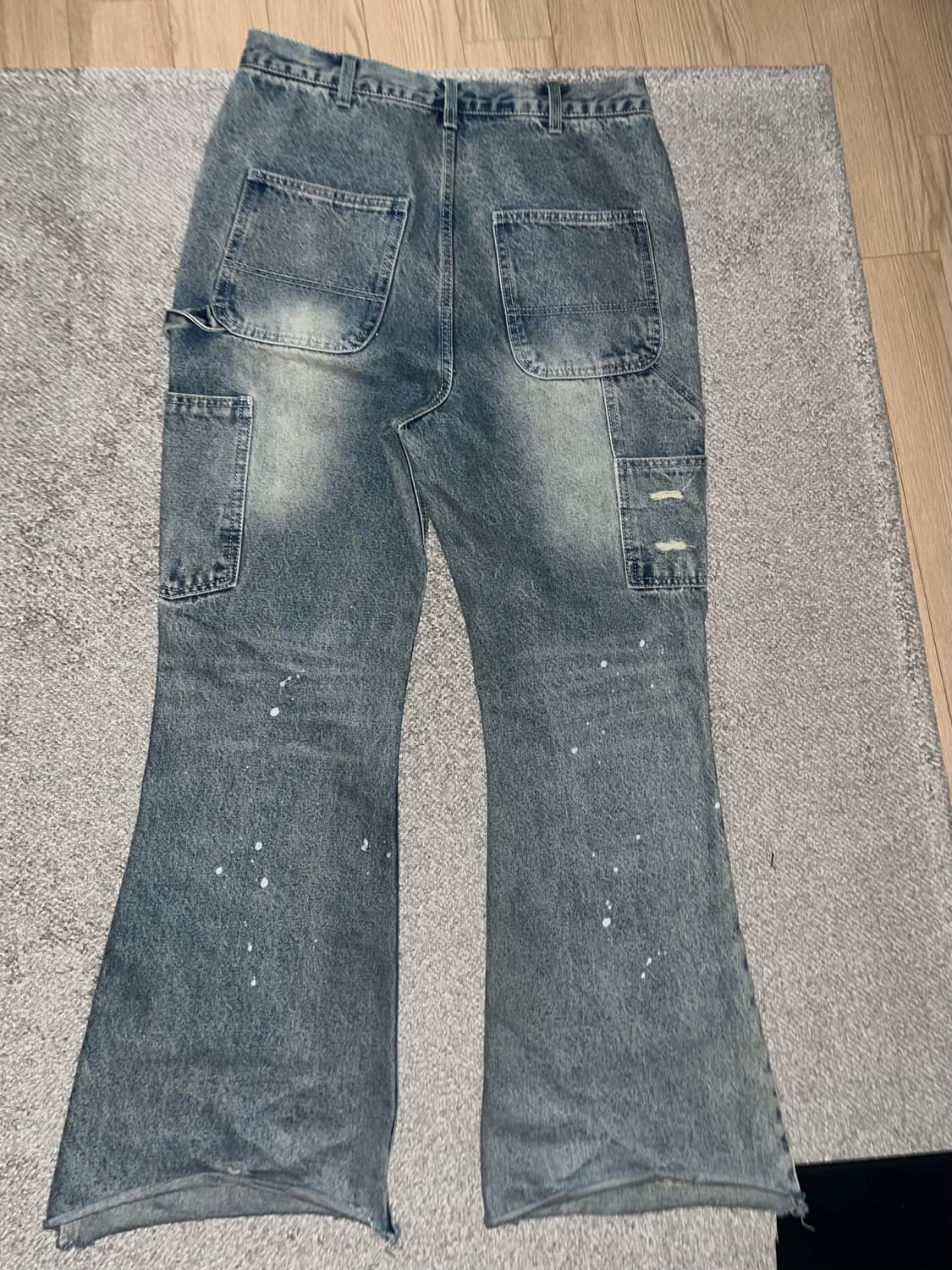 스키즘 인듀싱 Double knee boot cut jeans 상품이미지3