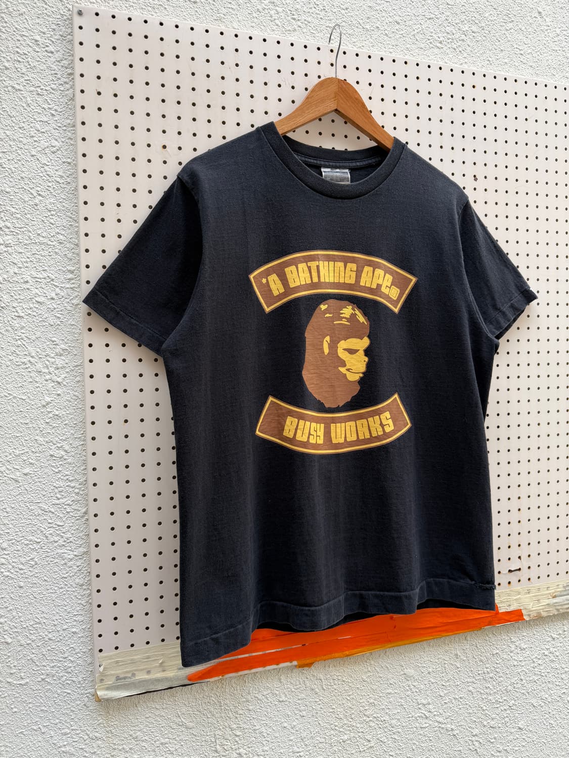 90s OLD BAPE FADED BLACK 올드베이프 빈티지티셔츠 상품이미지5