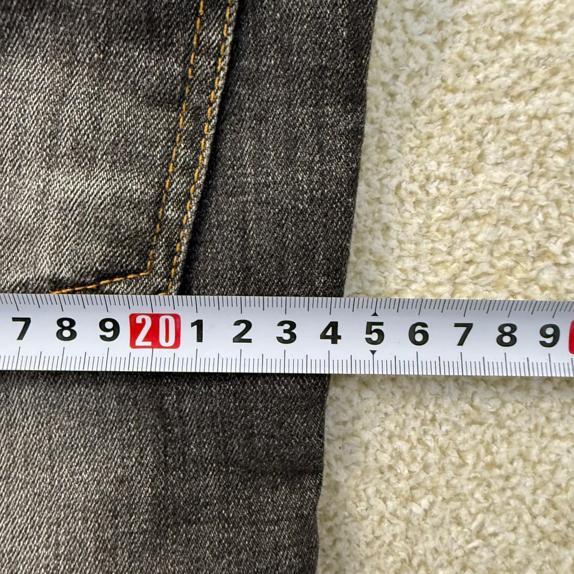 [46] 발망 바이커진 워싱 흑청 데님팬츠 0108T1 상품이미지7