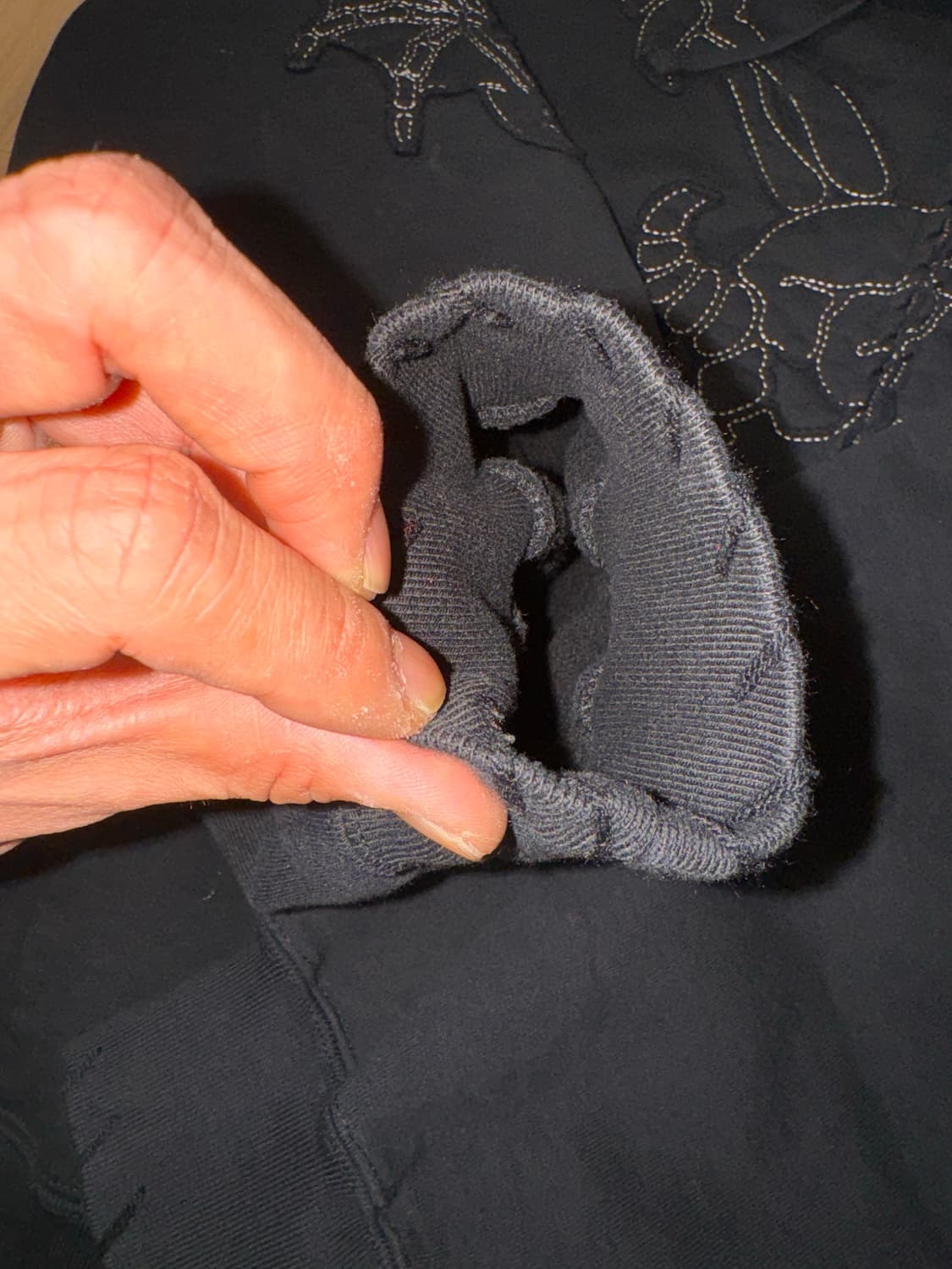 슈프림 X Y’s by 요지야마모토 집업 후드 스웨트셔츠 블랙 XL 상품이미지3