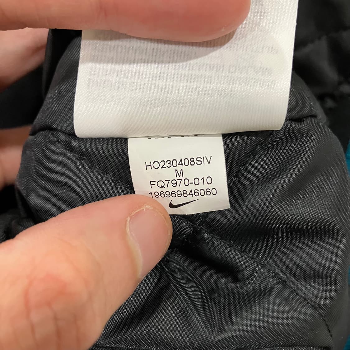 316 나이키 덕아웃 루즈 누빔 사틴 바시티 스타디움 자켓 상품이미지6