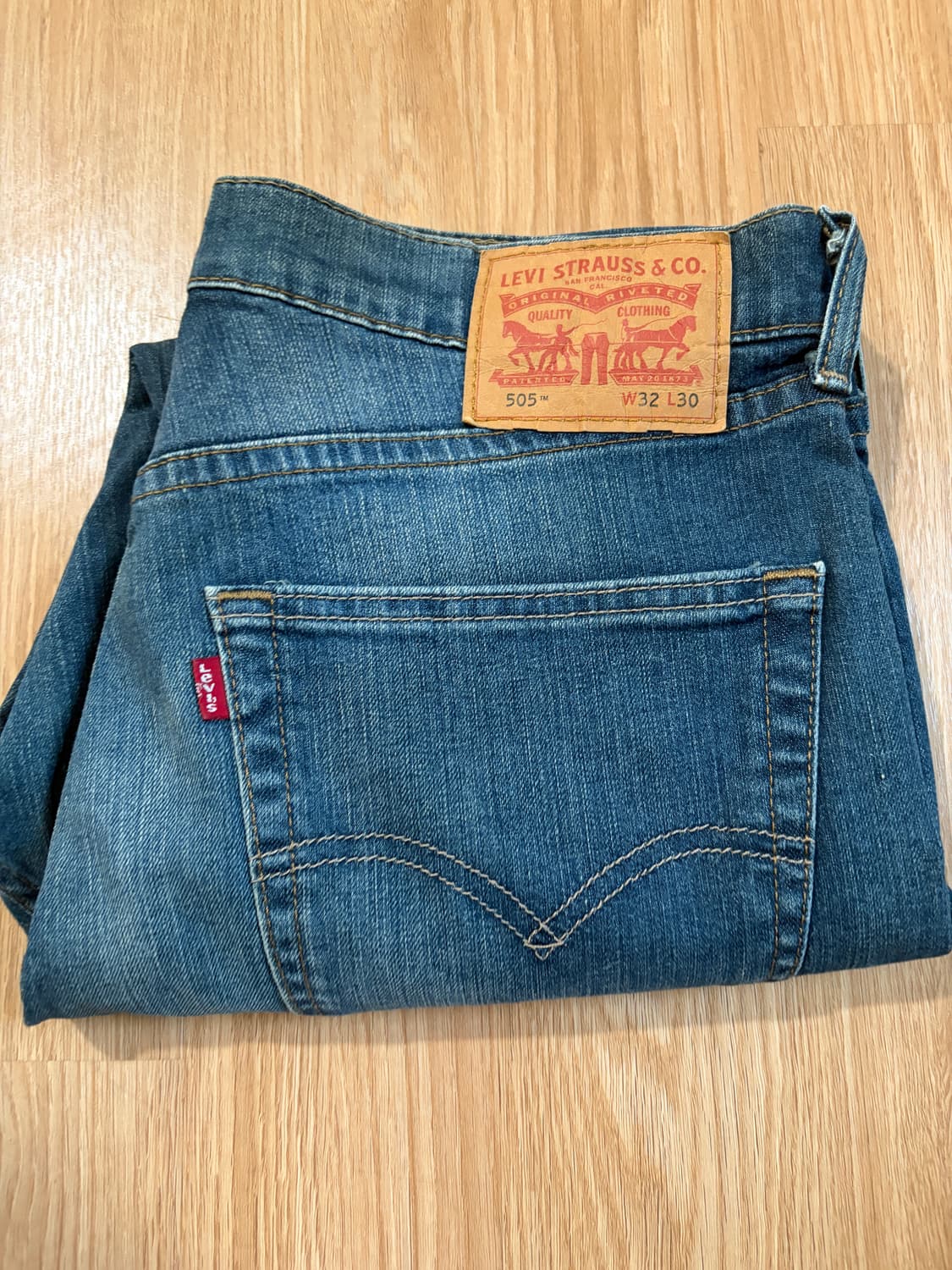 리바이스 505 청바지 W32 L30 상품이미지3