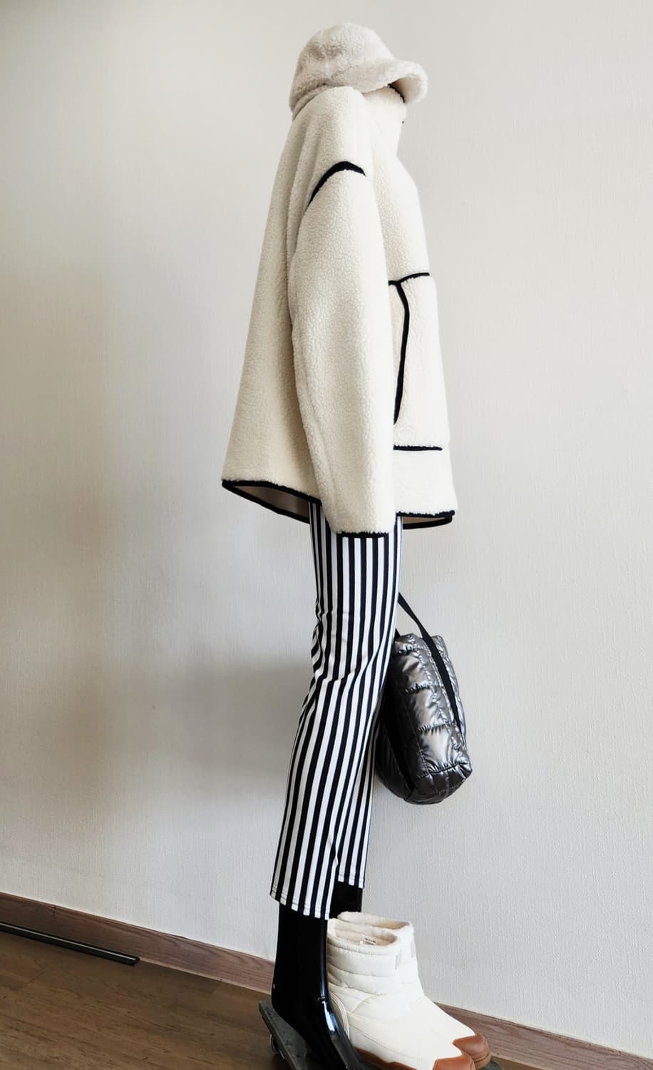 오버핏 뽀글이 점퍼  상품이미지3