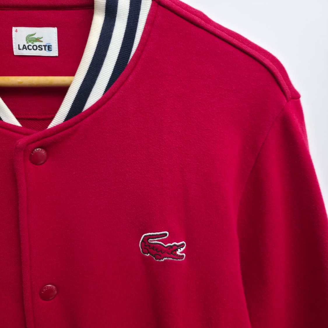 [L] 라코스테 레드 바시티 자켓 상품이미지4