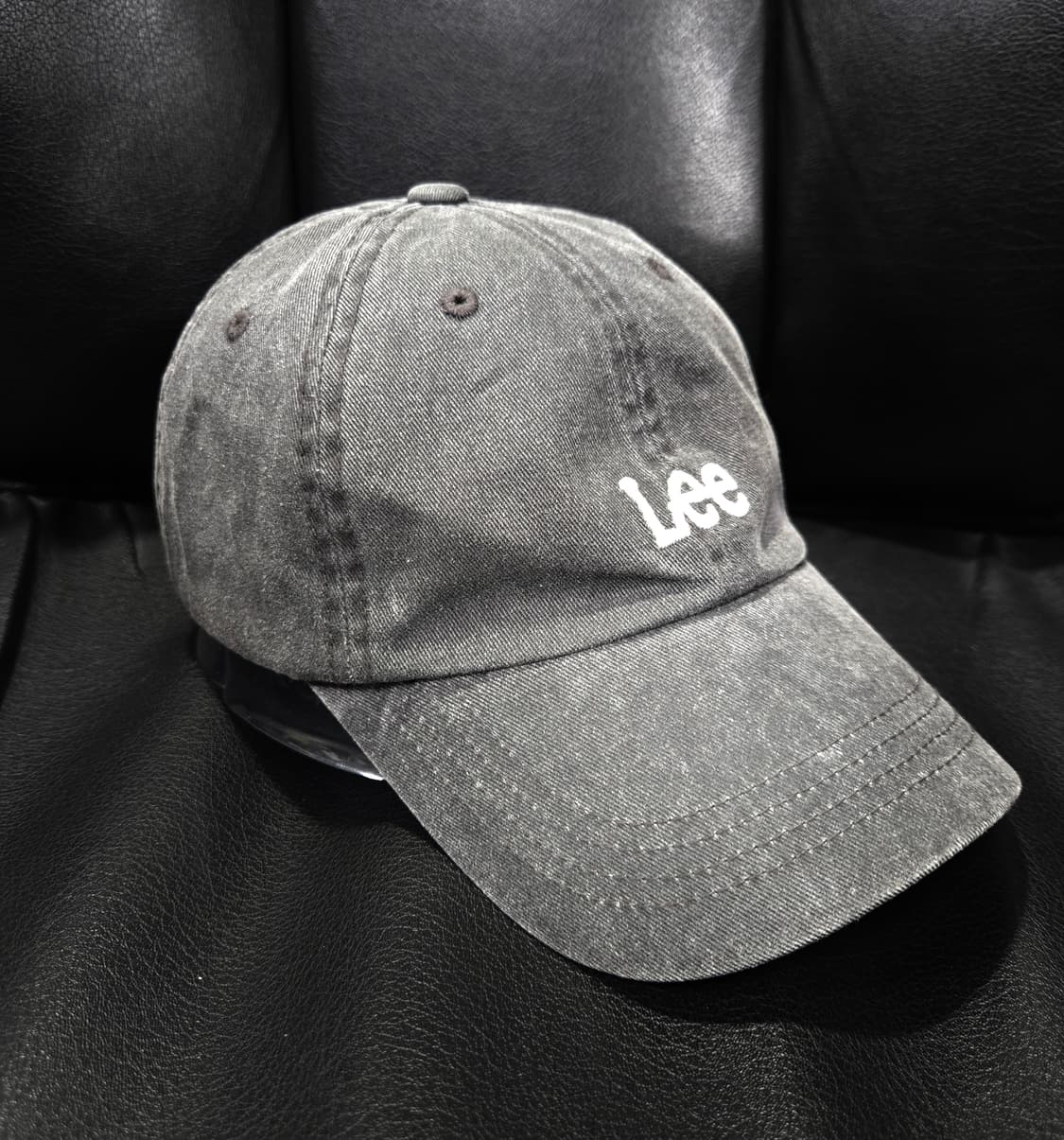 리 스몰 트위치 로고 피그먼트 볼캡 F 상품이미지2